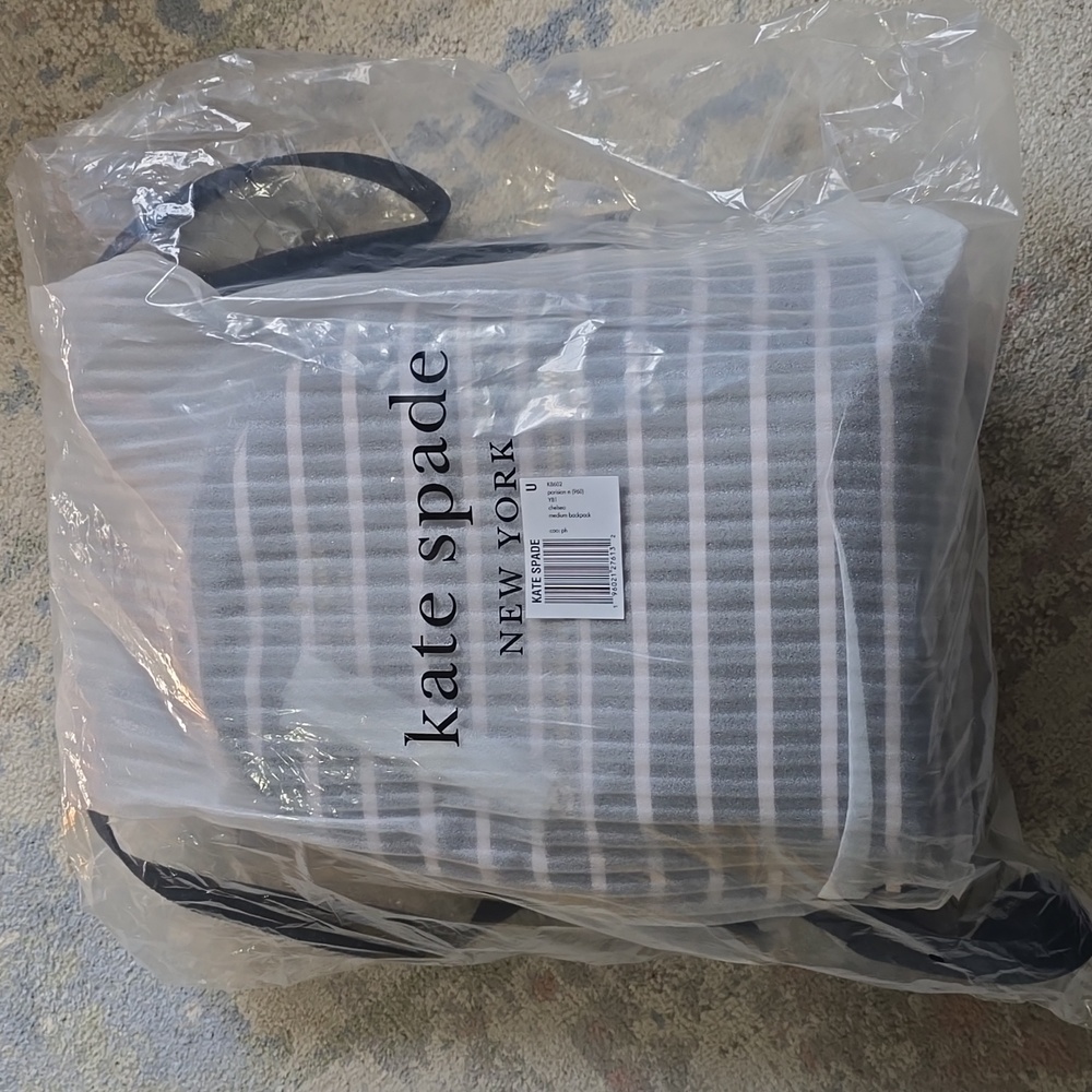 Nwt Kate Spade Striped Backpack - Picture 2 of 5